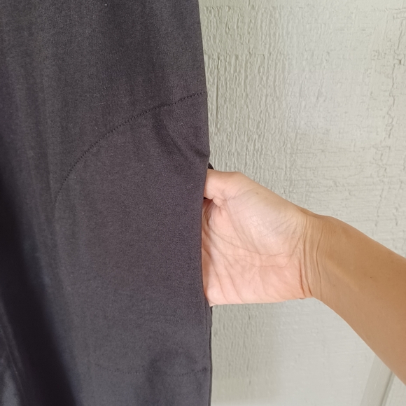 ATM Women Jersey Sleeveless Mini Dress Size S Black Sleeveless Cotton Crew Neck - Picture 5 of 14